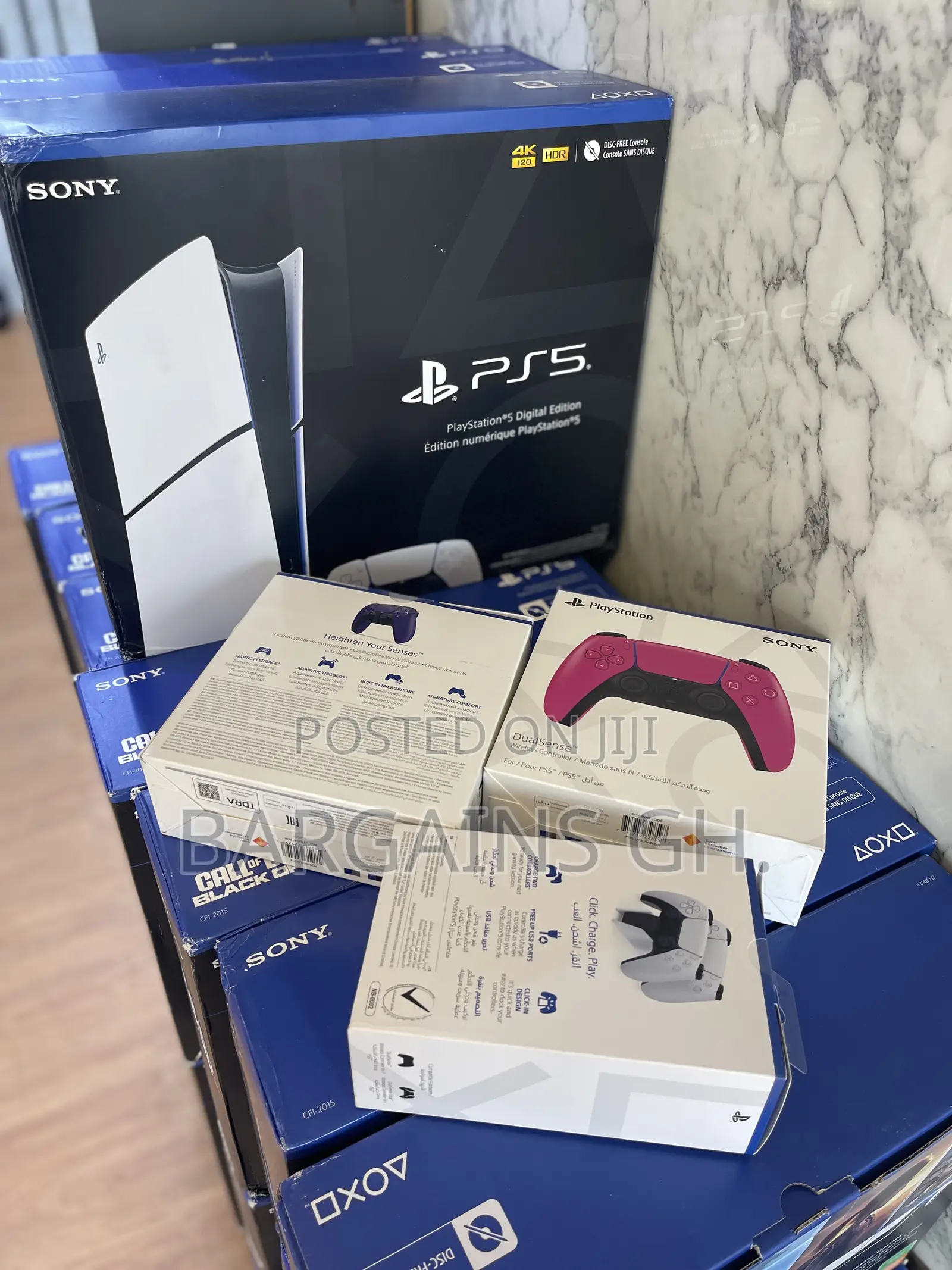 Ps5 Slim Digital + Extra Controller + Charging Dock (Xmas Promo)