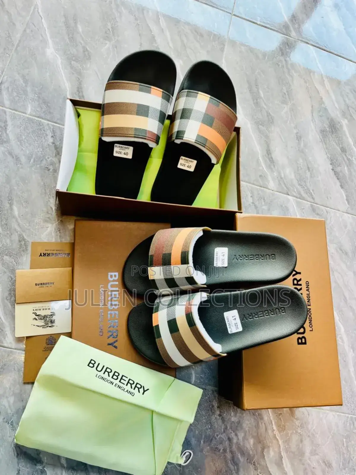 Burberry Bb Slides