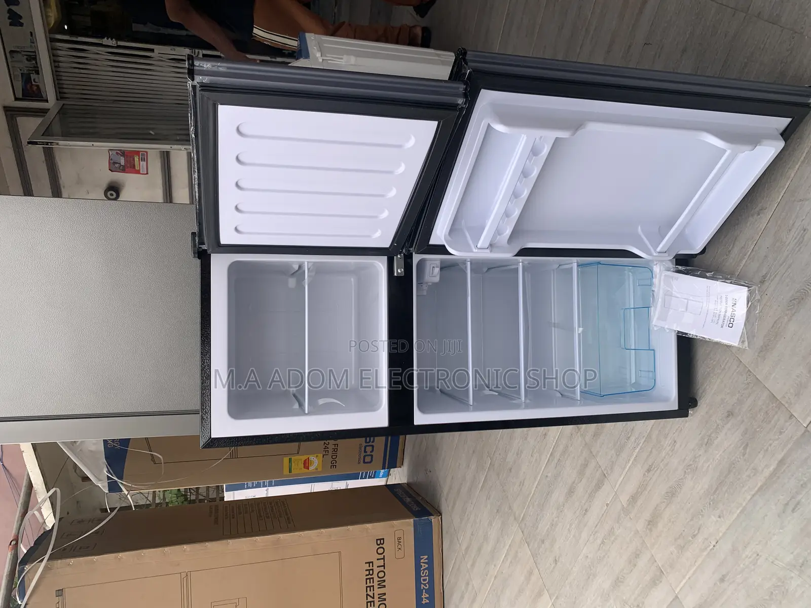 Dark Silver Nasco 112 Litres Fridge