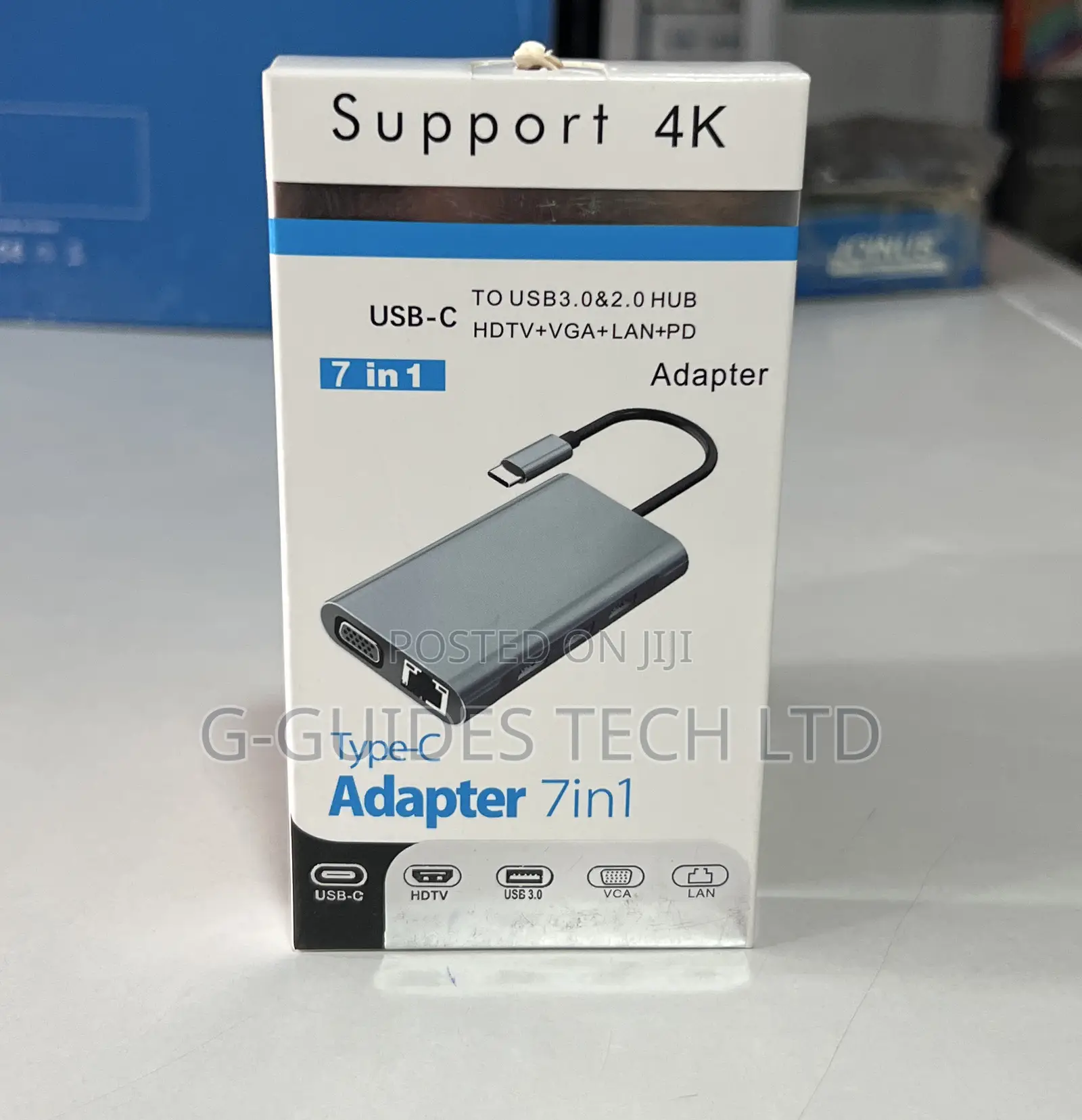 7-in-1 Usb-C Multiport Adapter, 7 in 1 Type-C Adapter