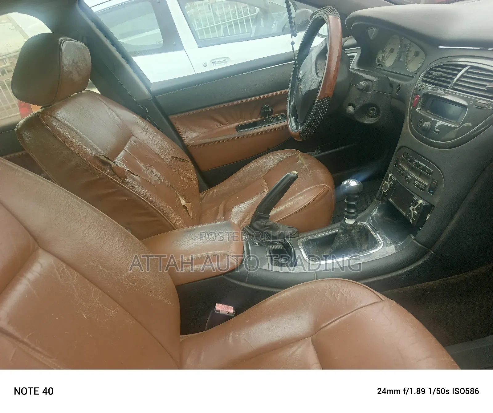 Peugeot 607 2005 Pink