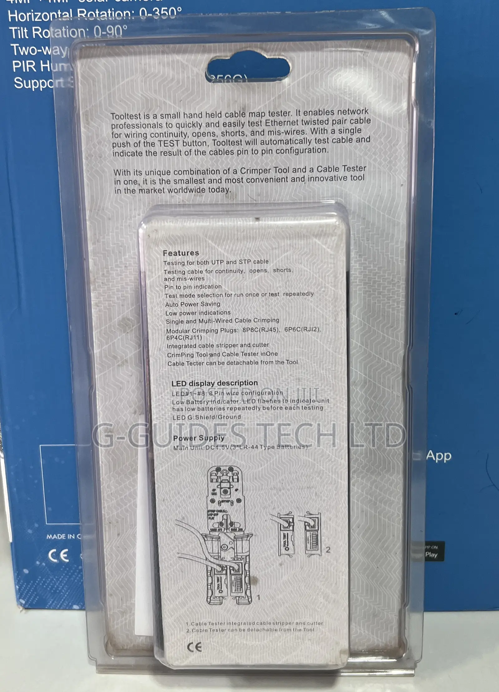 3-in-1 Crimping Tool With Network Cable Tester Ht-022