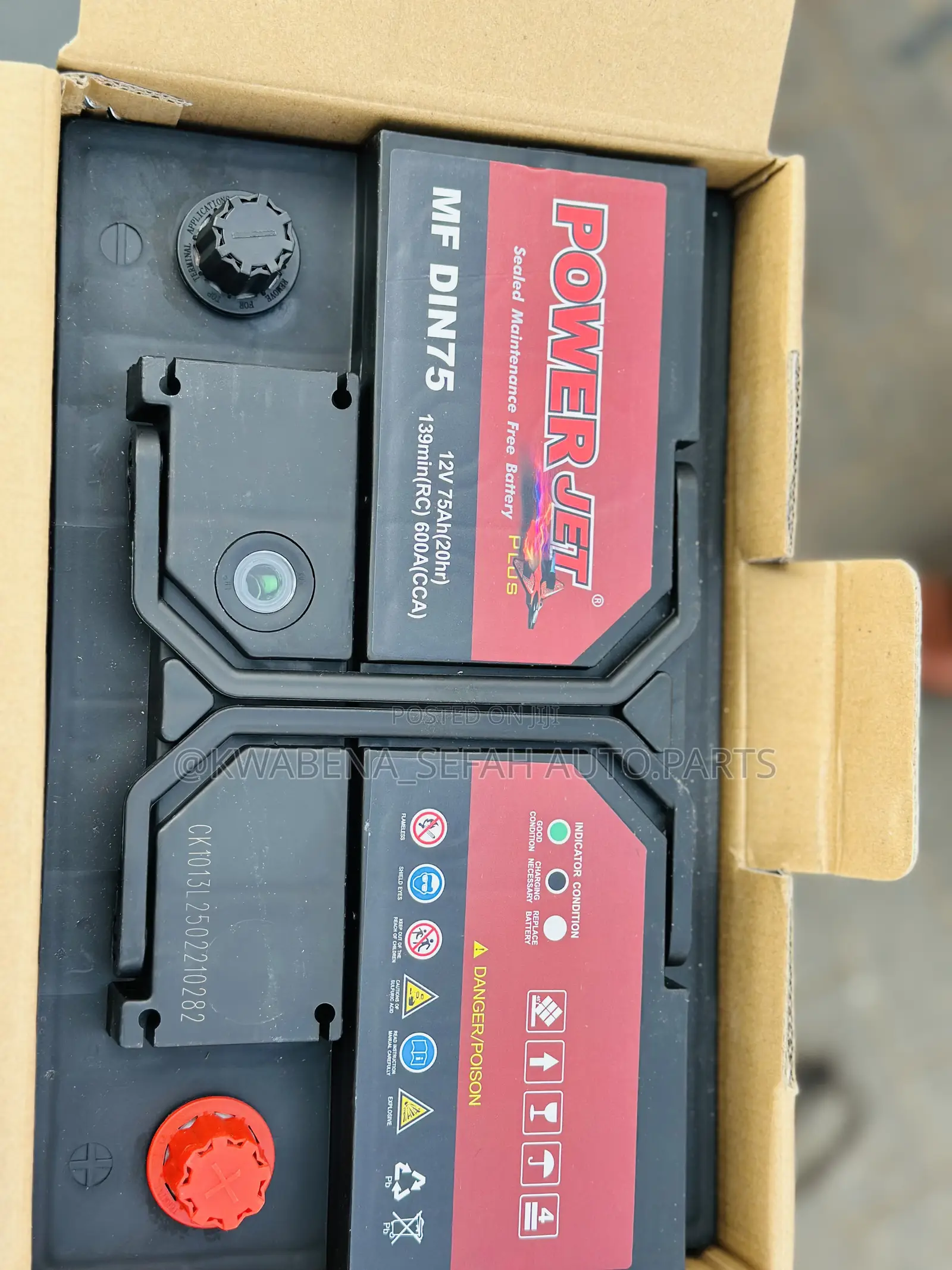 Original Brand New Power Jet Battery [15plate] Available