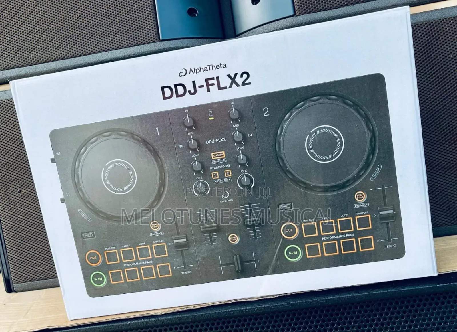 Alphatheta DDJ-Flx2 Compact 2-Channel Dj Controller.