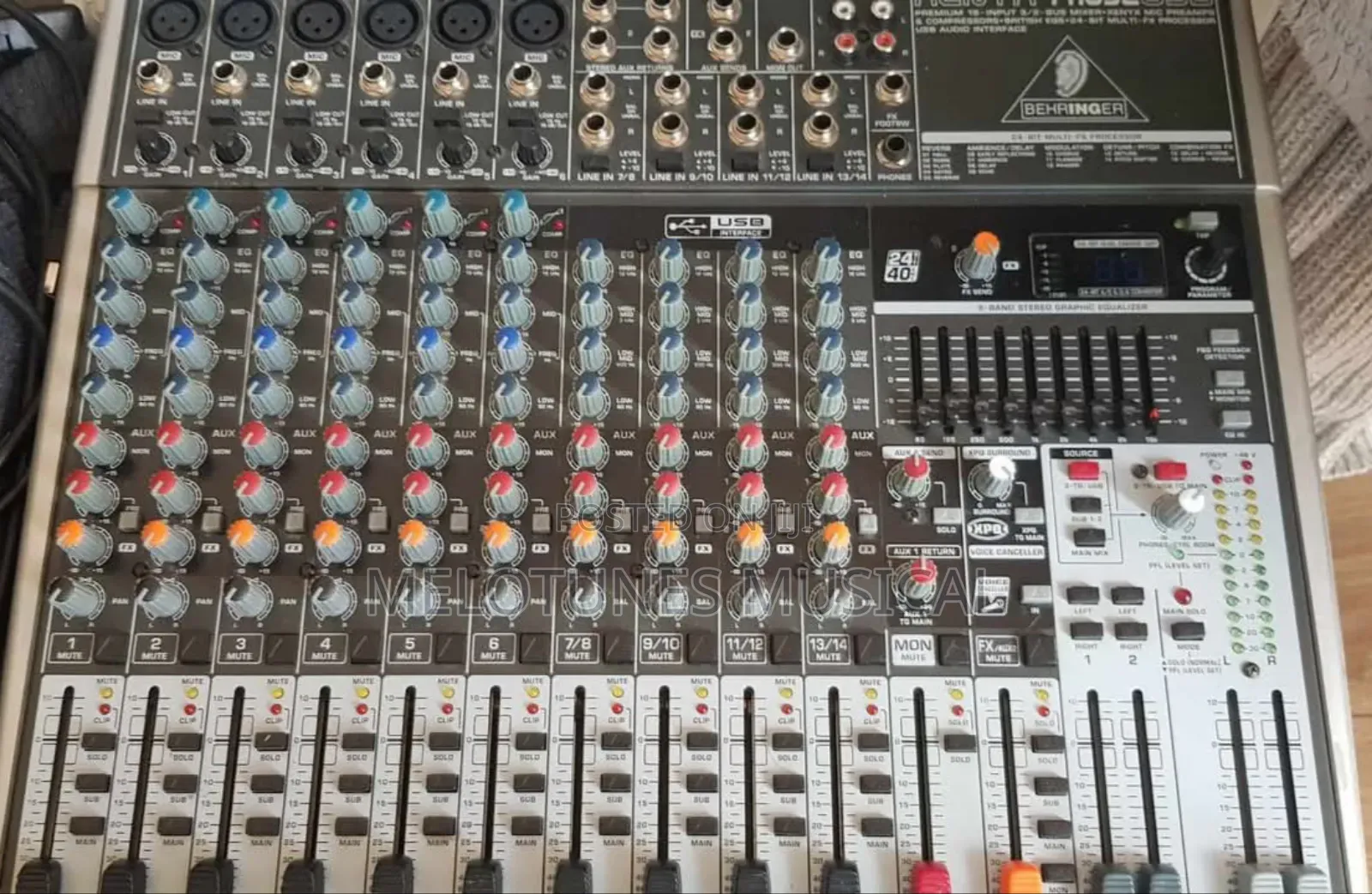 Behringer Xenyx X1832usb 18-Input, 3/2-Bus Analog Mixer