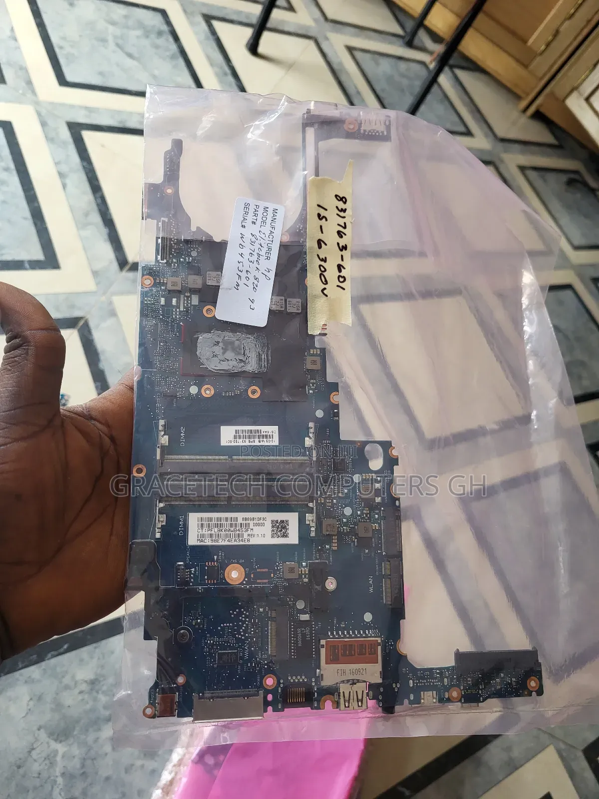 Hp Elitebook 820 G3 I5 6th Gen Motherboard