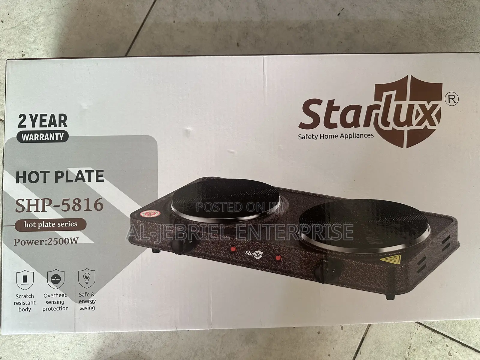 Double Hotplate 2500w