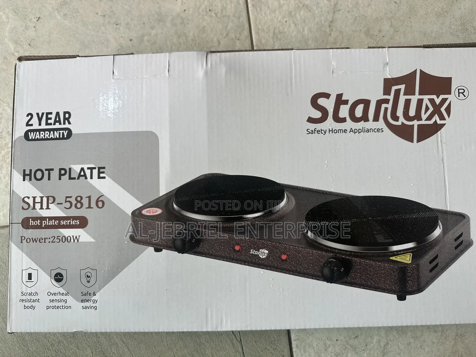 Double Hotplate 2500w