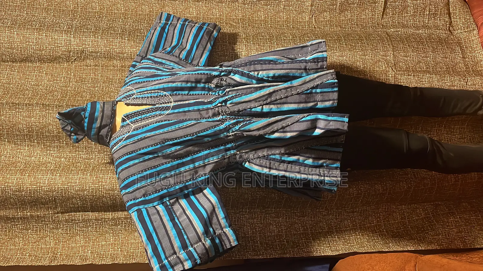 Men Smock Multi Colored