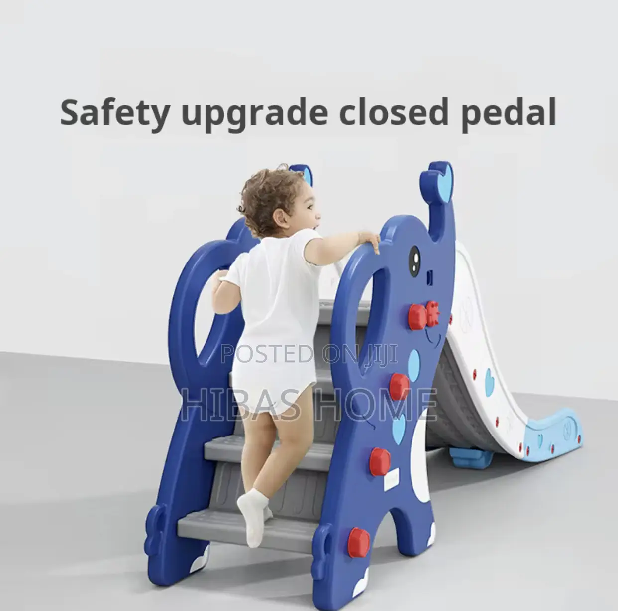 Kids Plastic Slide Green,Grey Yellow 191*45*87cm