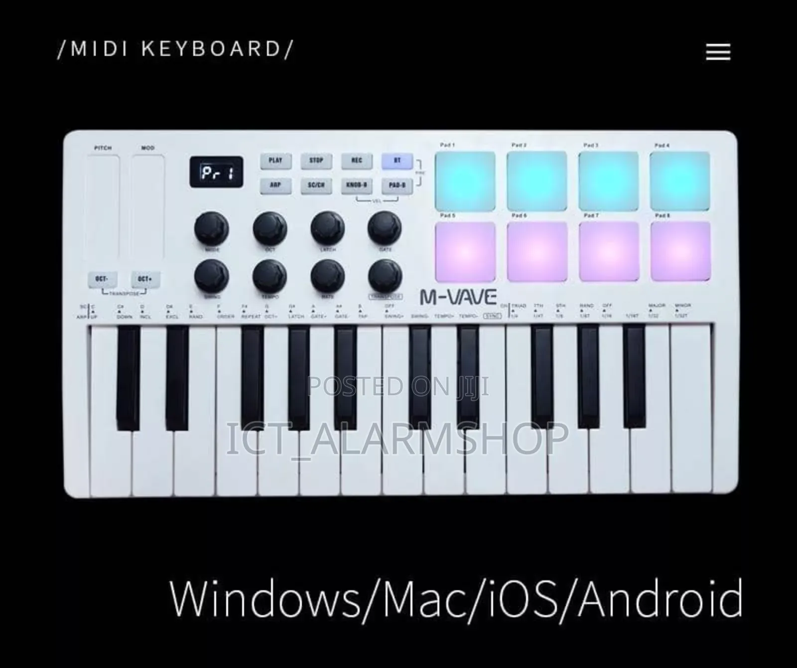 Midi Keyboard Controller Organ