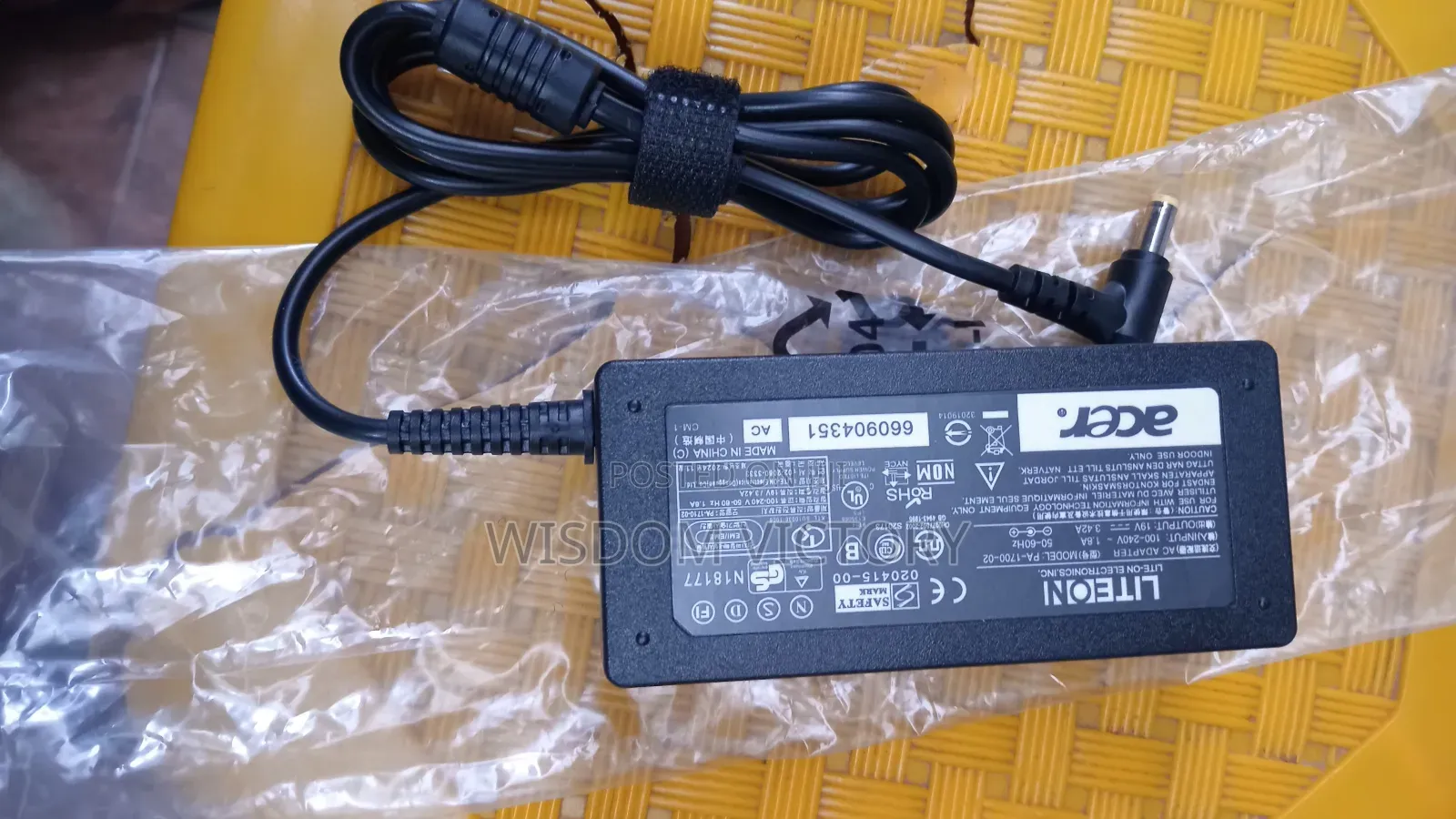 Accer Laptop Charger Available Complete With Cord.