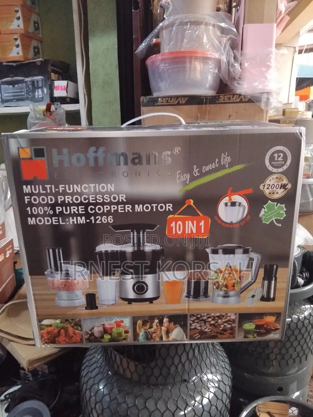 10 in 1 Hoffmans Multi Functional Food Processor