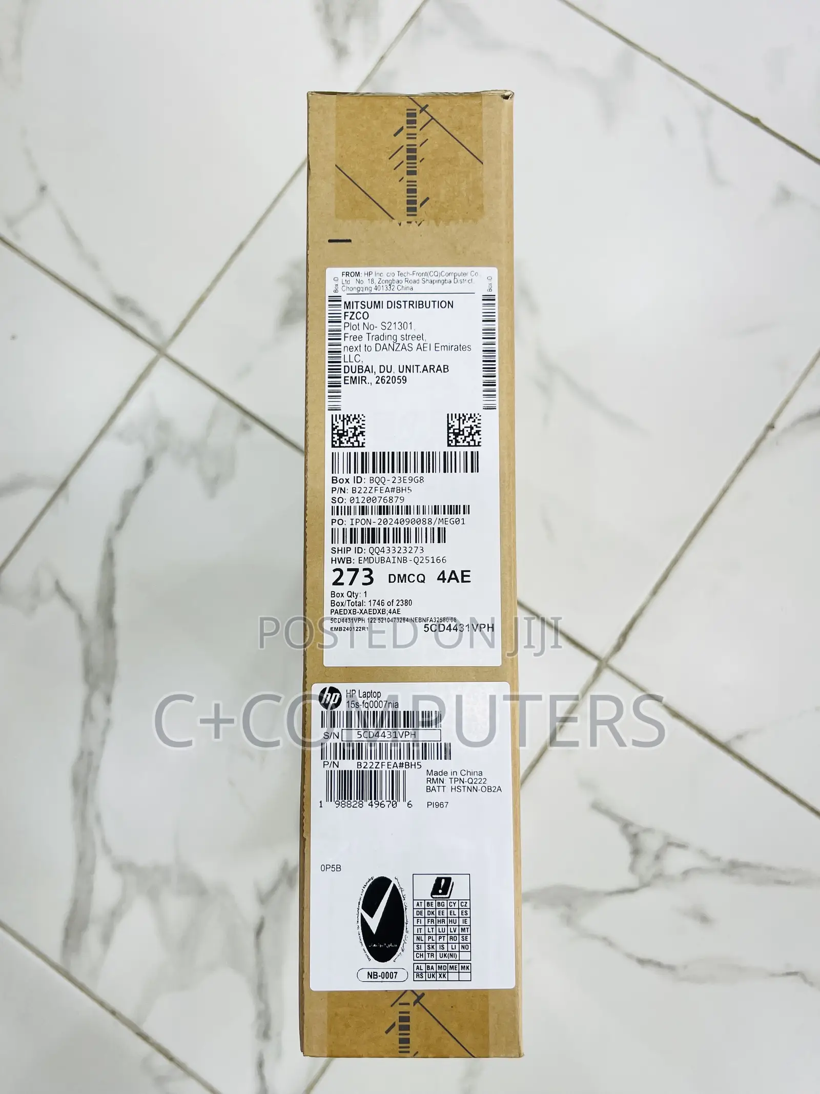 New Laptop HP 15s 4GB Intel Celeron SSD 256GB