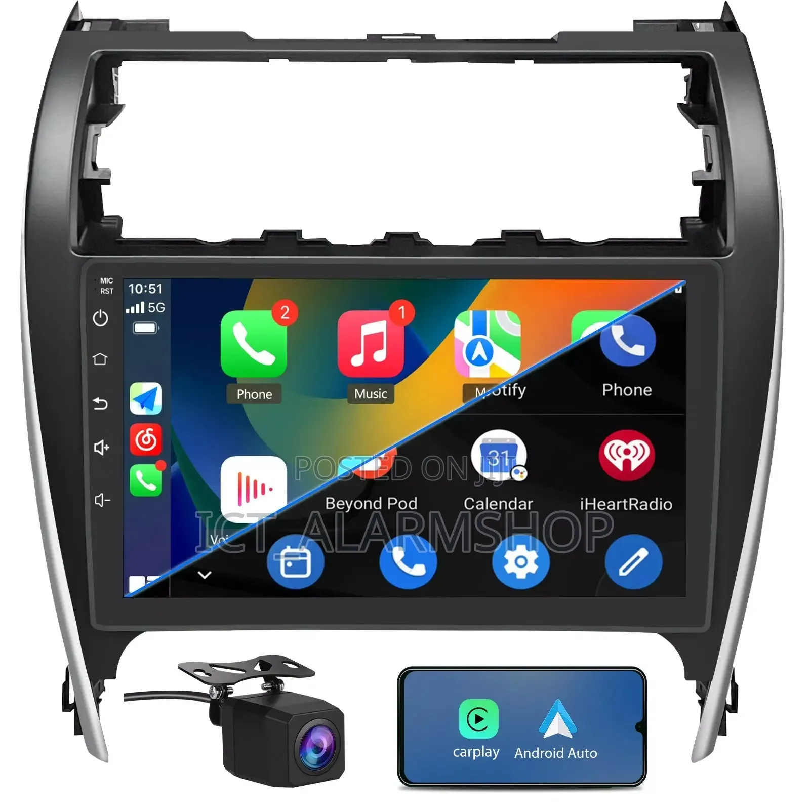 Toyota Camry 2012 Car Android Radio Multimedia Player