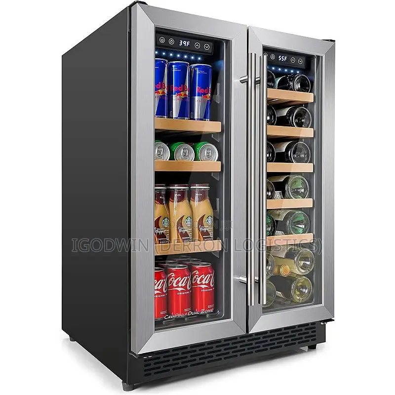 Zulay 40 Bottles Dual Zone Wine Cooler Refrigerator