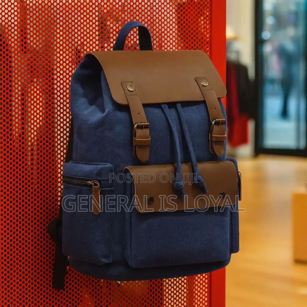 Canvas Buckle Backpack