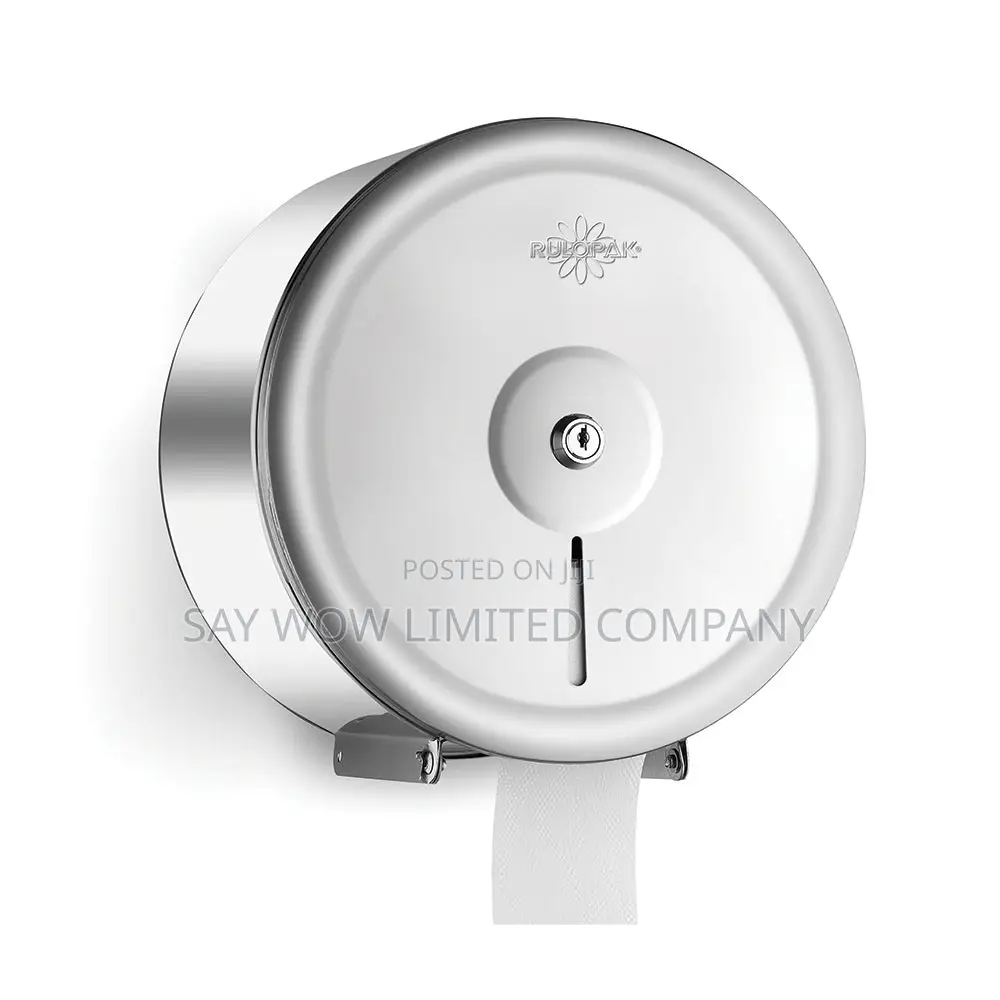 Rulopak Stainless Steel Jumbo Toilet Roll Dispenser