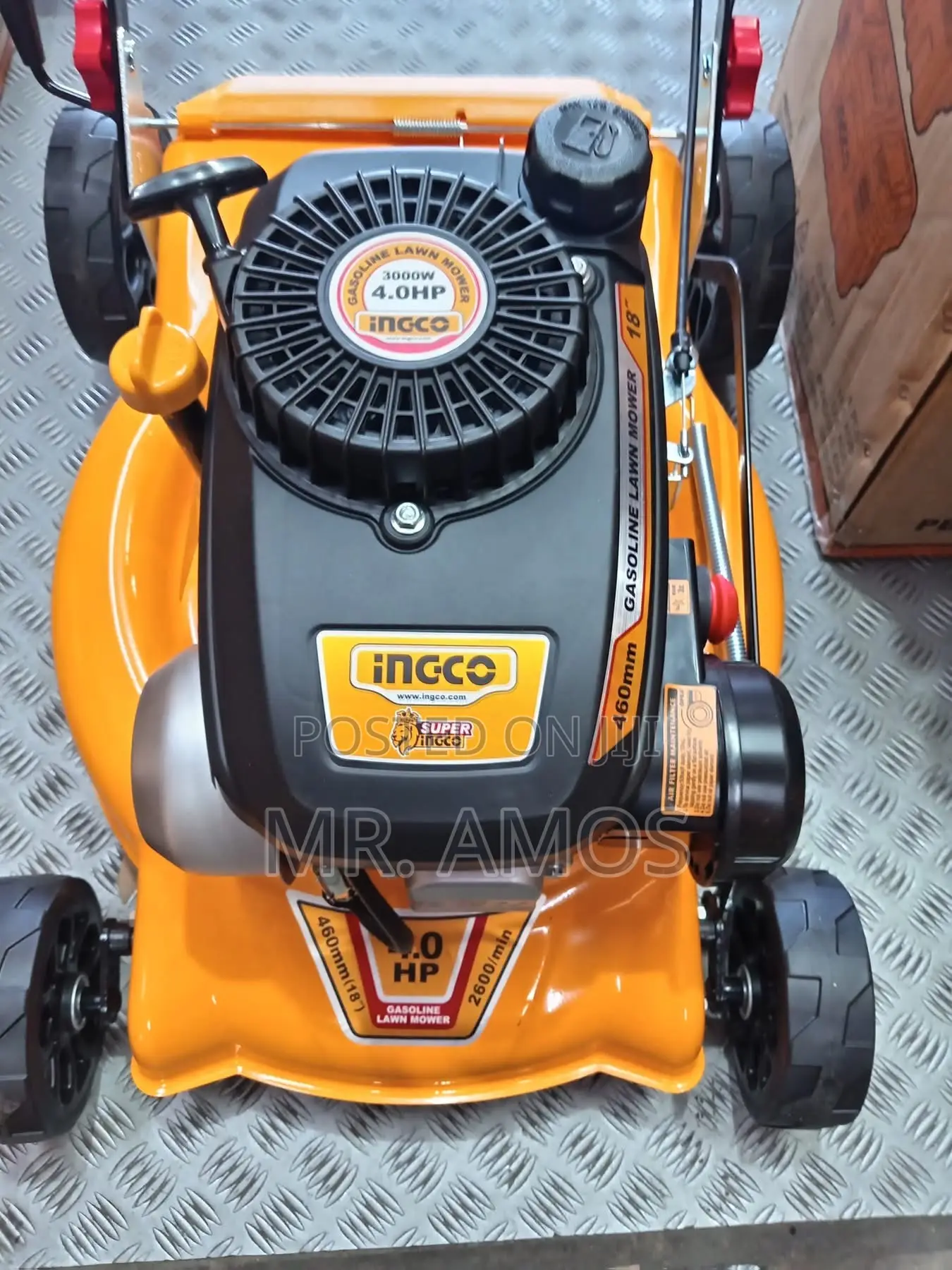 4 Horsepower 4-Stroke Hand Push Gasoline Lawn Mower - Glm141181