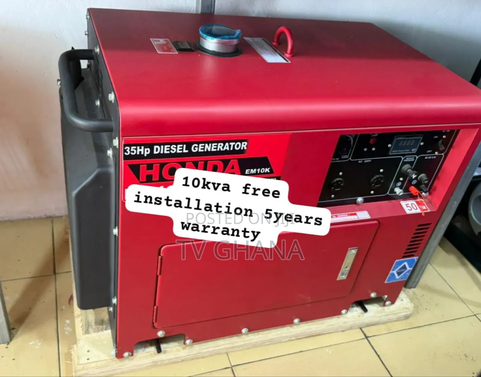 Silent Start Big Spark Honda 15kva Diesel Genset Honda