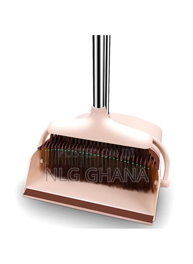 6-Section Handle Broom and Dustpan Set. Tvx25127