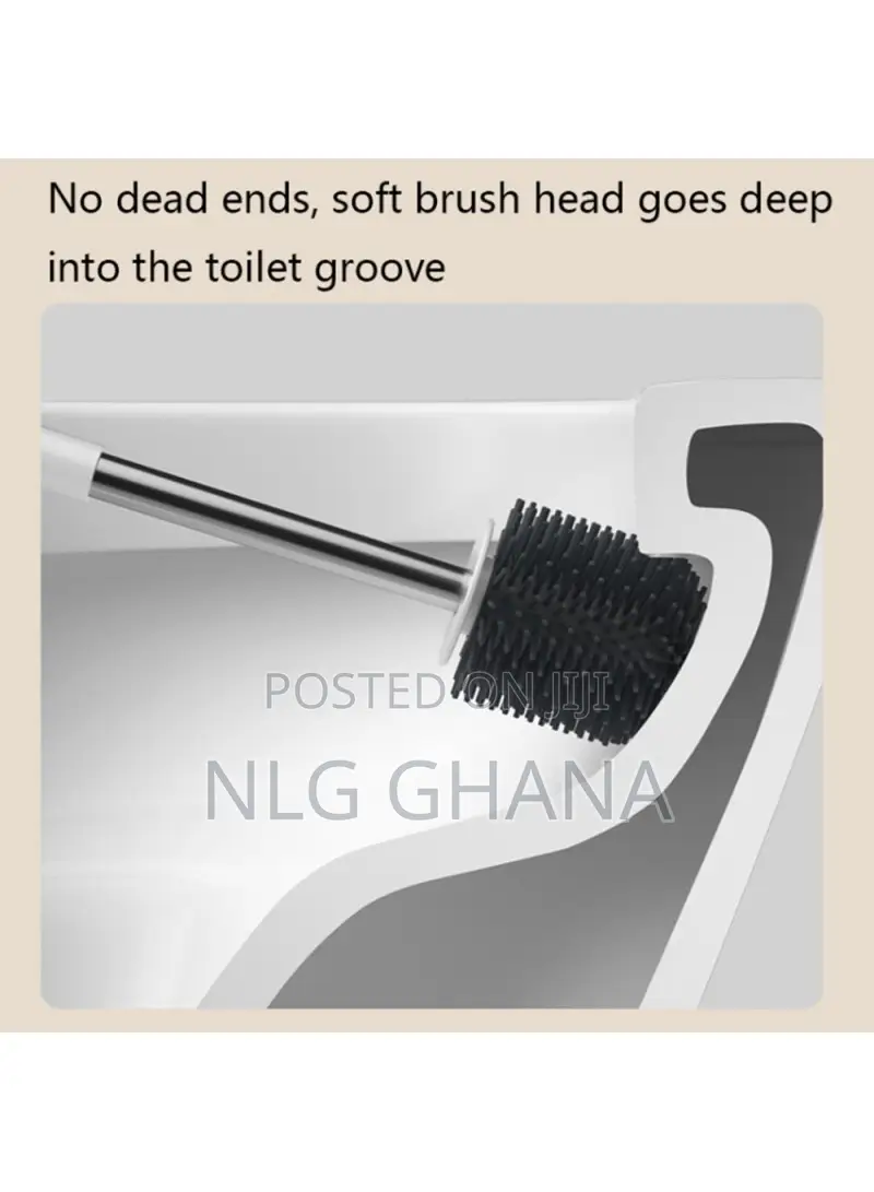 Soft Silicone Toilet Brush With Holder. Tvx26472