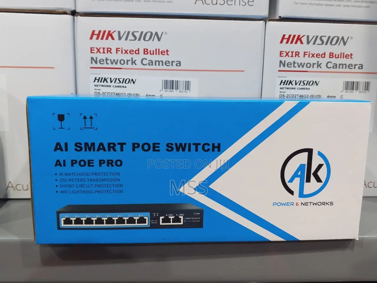 8 Port Poe Switch-Ak Brand