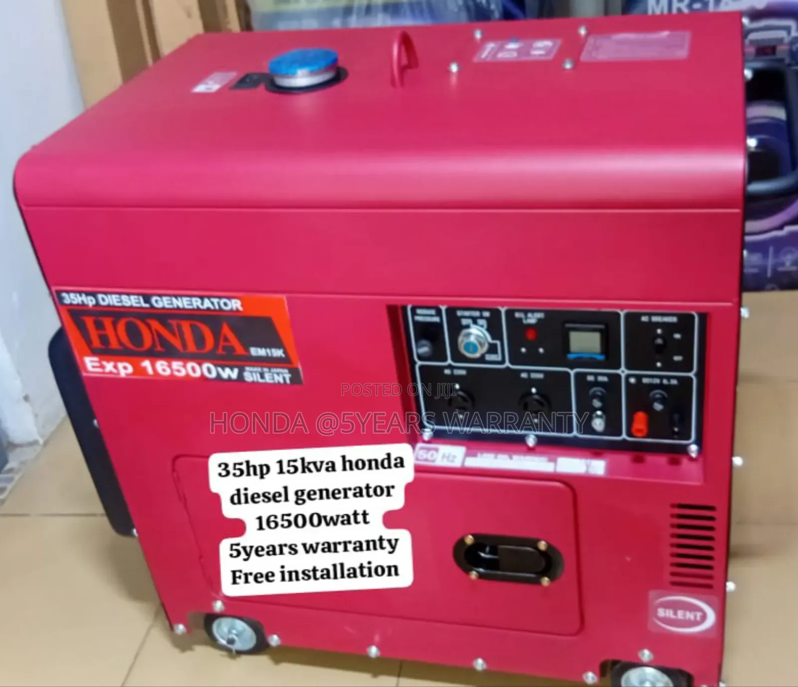 Construction Energy Honda 15kva 16500watt Diesel Generator