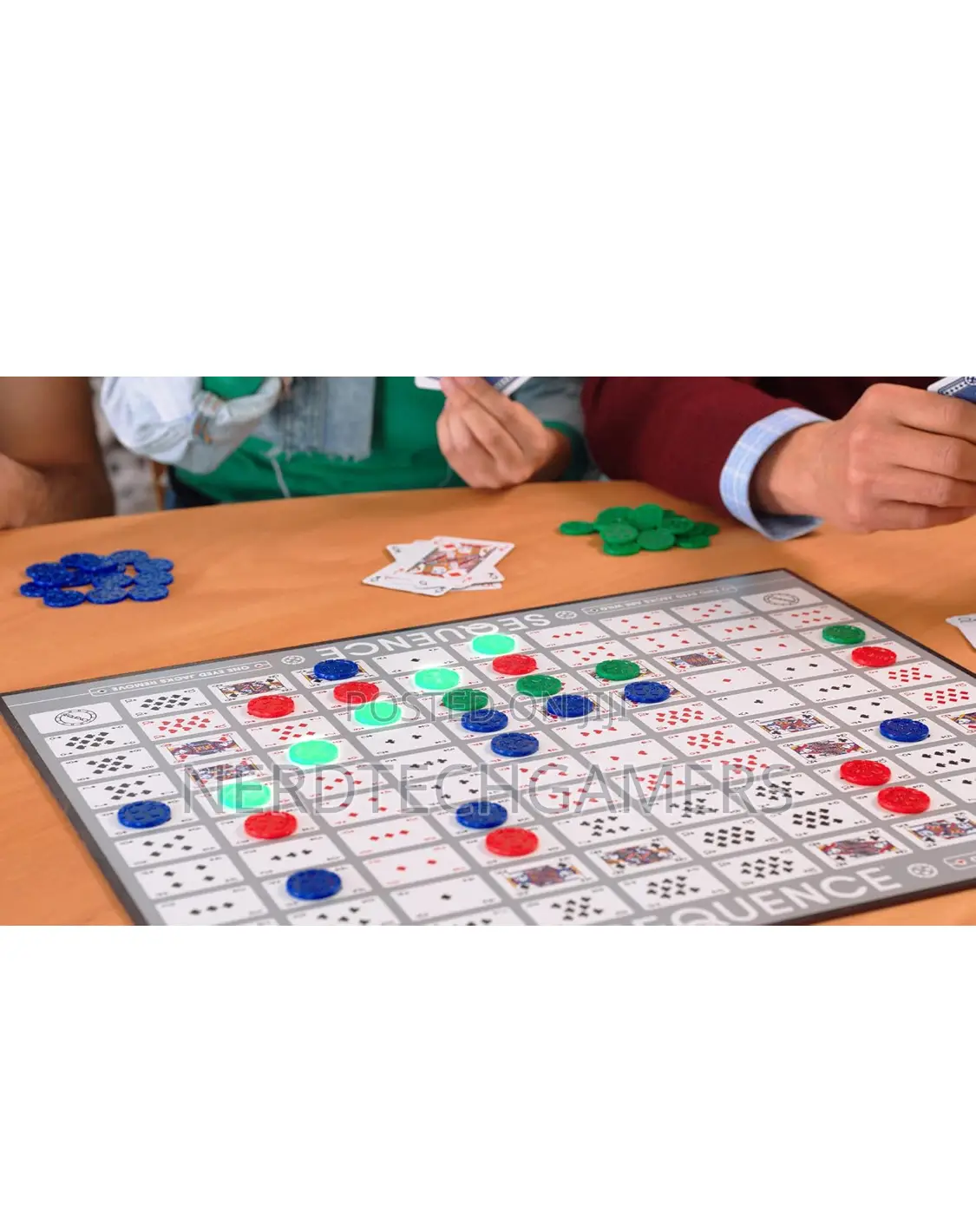 Sequence- Original Game With Folding Board, Cards and Chips