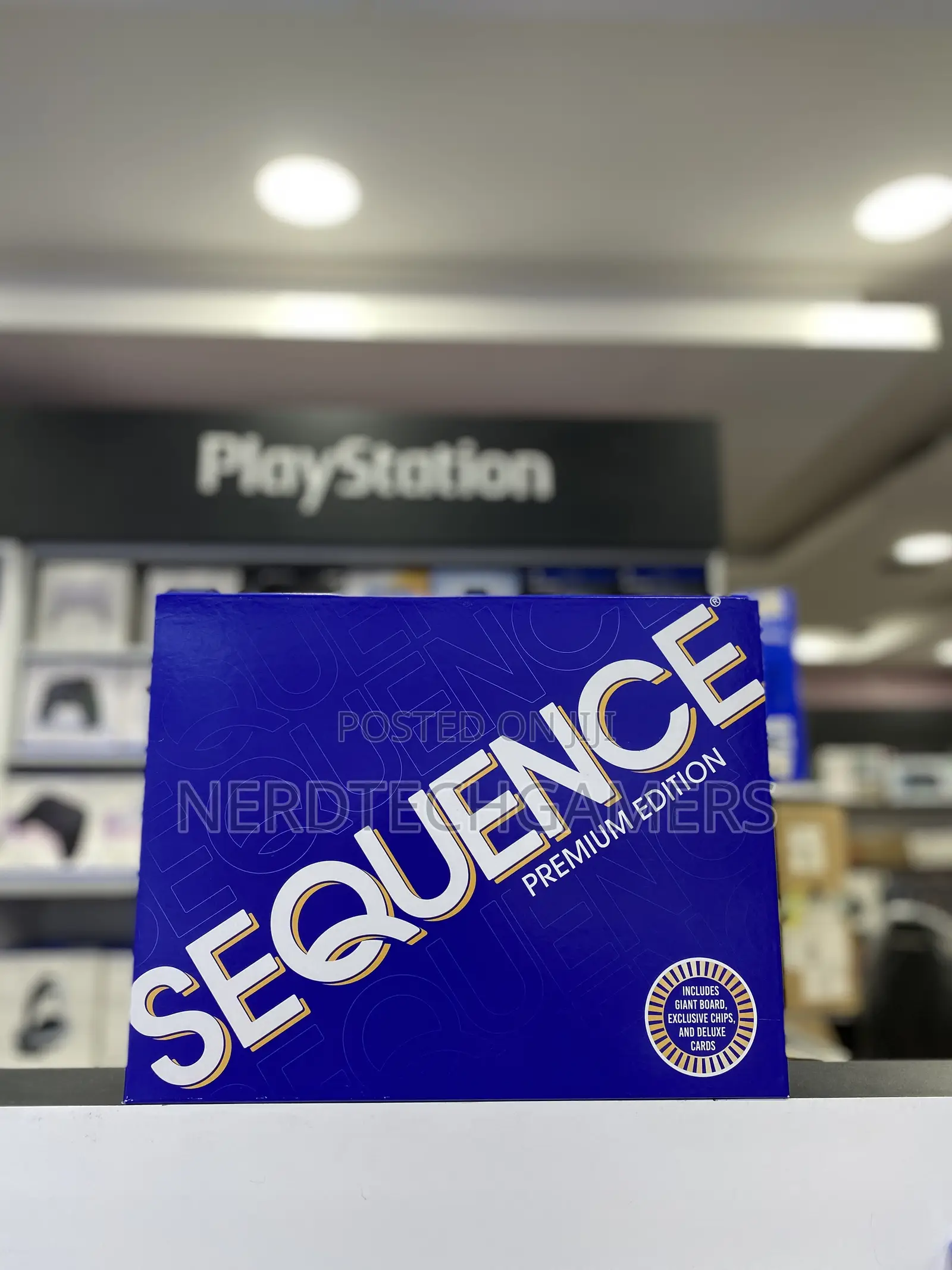 Sequence- Original Game With Folding Board, Cards and Chips