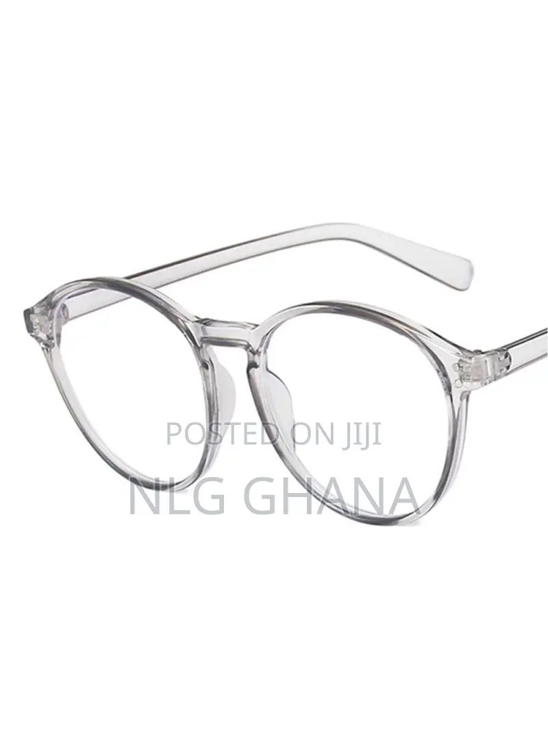 Round Frame Glasses Metal Hinge Blue Light Blocking.