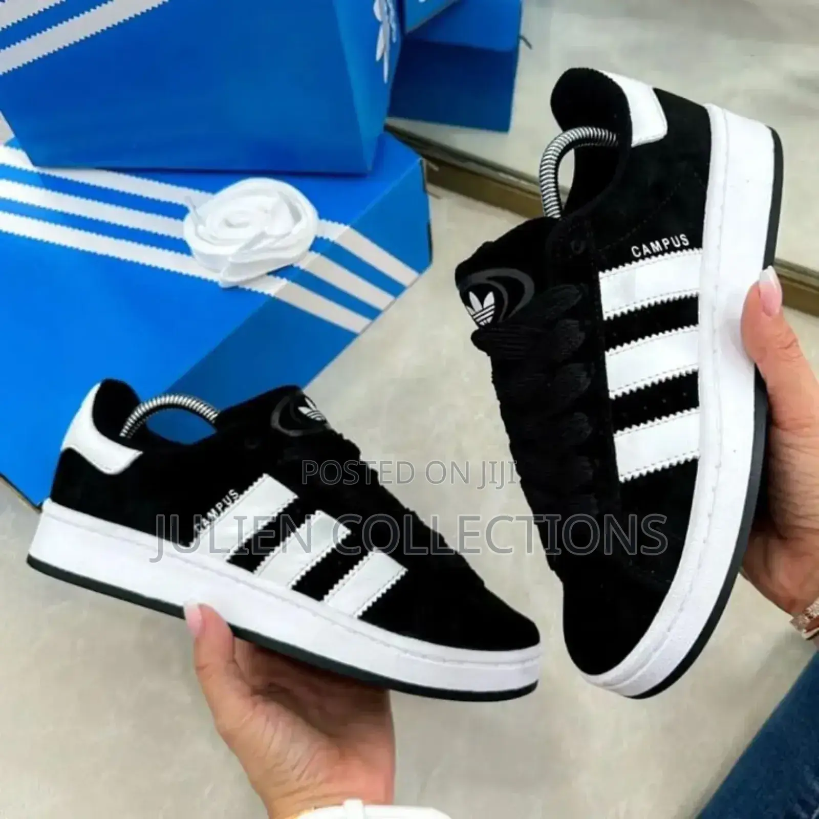 Adidas Campus Ac Suede Blackwhite