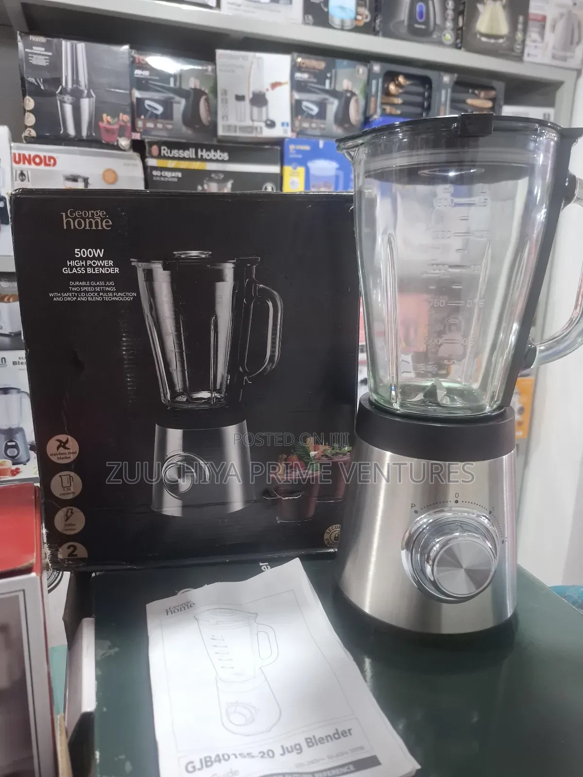 George Home Glass 1.5l Blender Uk