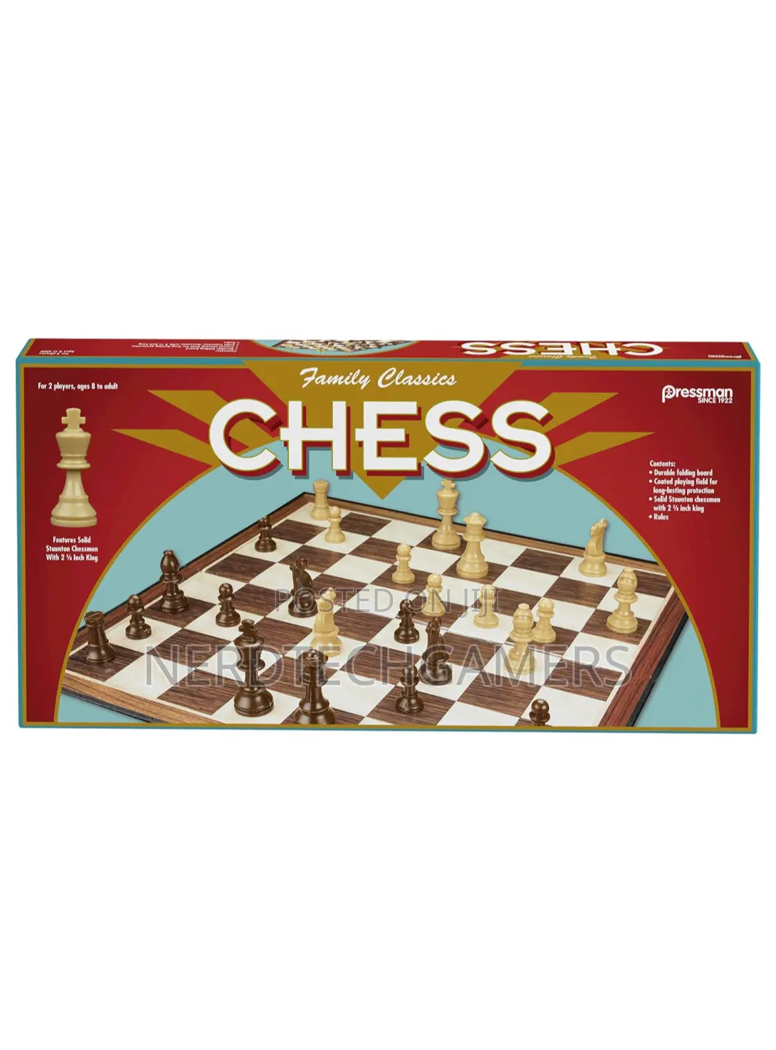 Family Classics Chess by Pressman - With Folding Board