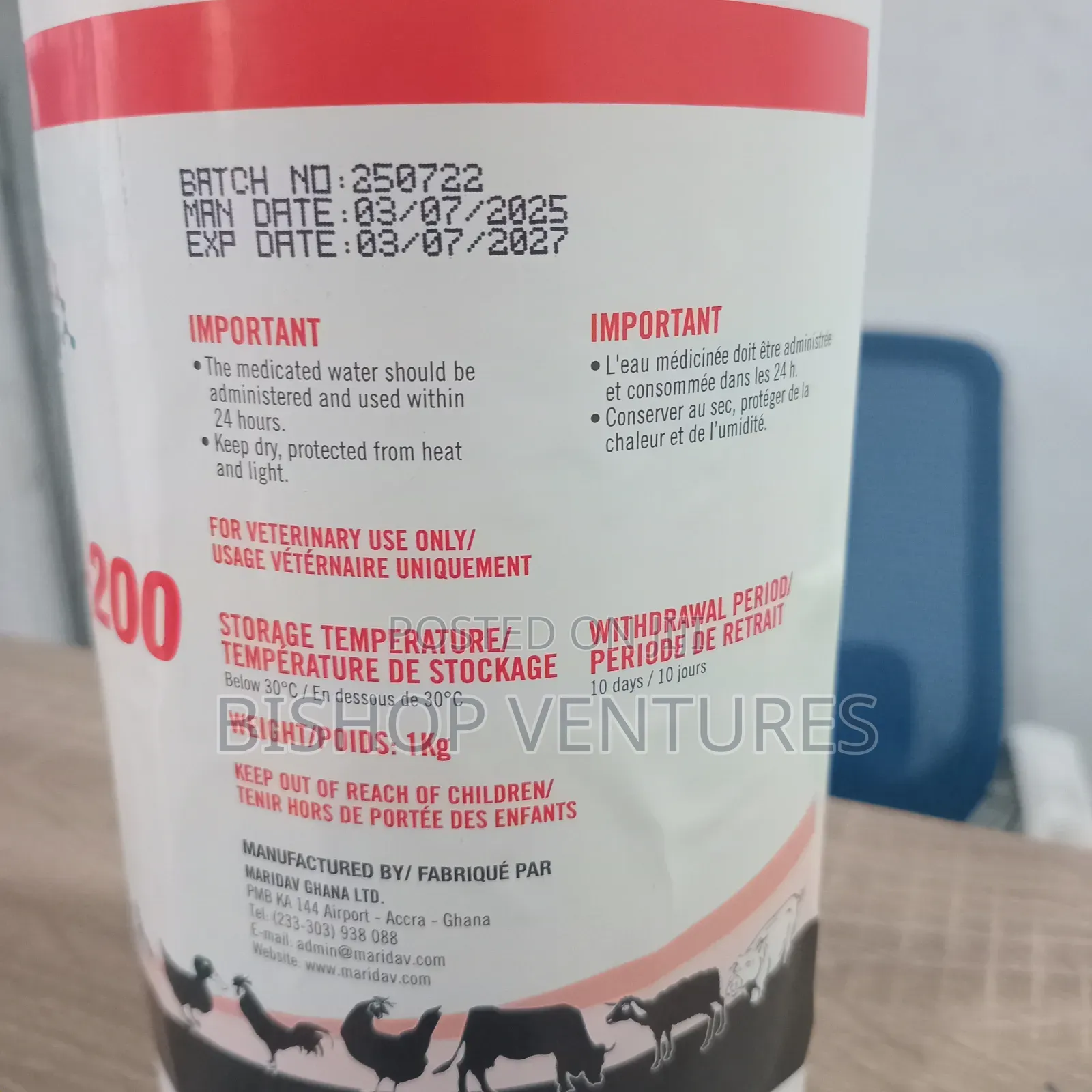Levasol-200 Antiparasitic (Dewormer) 1kg