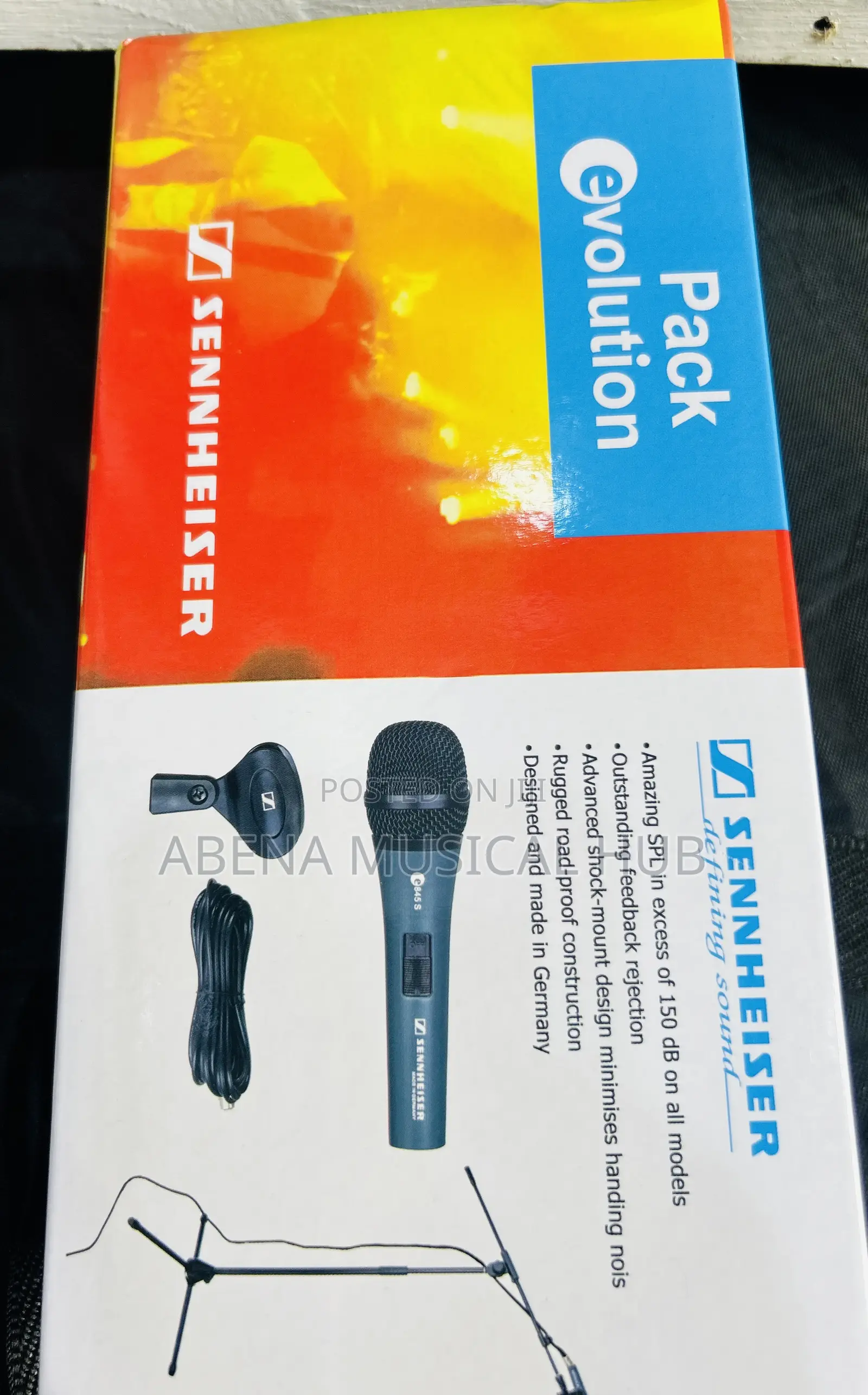 Sennheiser E845-S Dynamic Super Cord Microphone