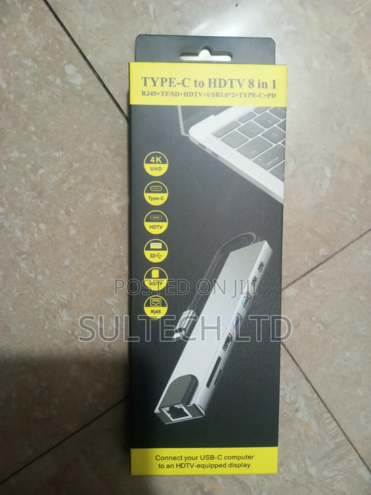 Type-C to HDTV 8 in 1 Adapter
