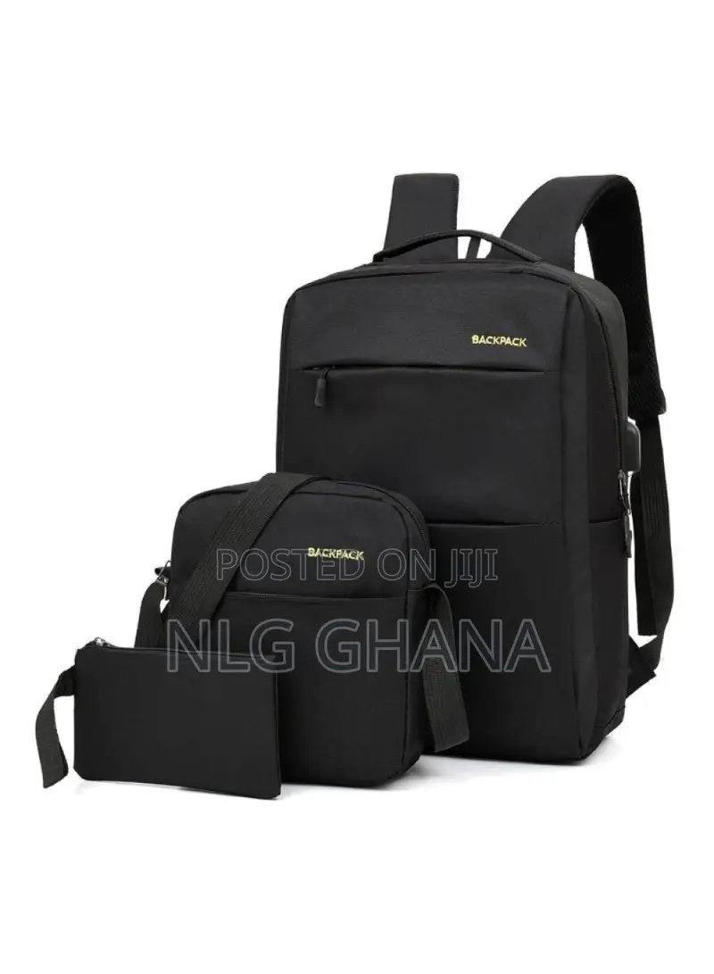 Backpack Usb Charging Oxford Cloth Shoulders Bag.