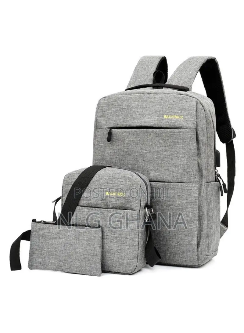 Backpack Usb Charging Oxford Cloth Shoulders Bag.