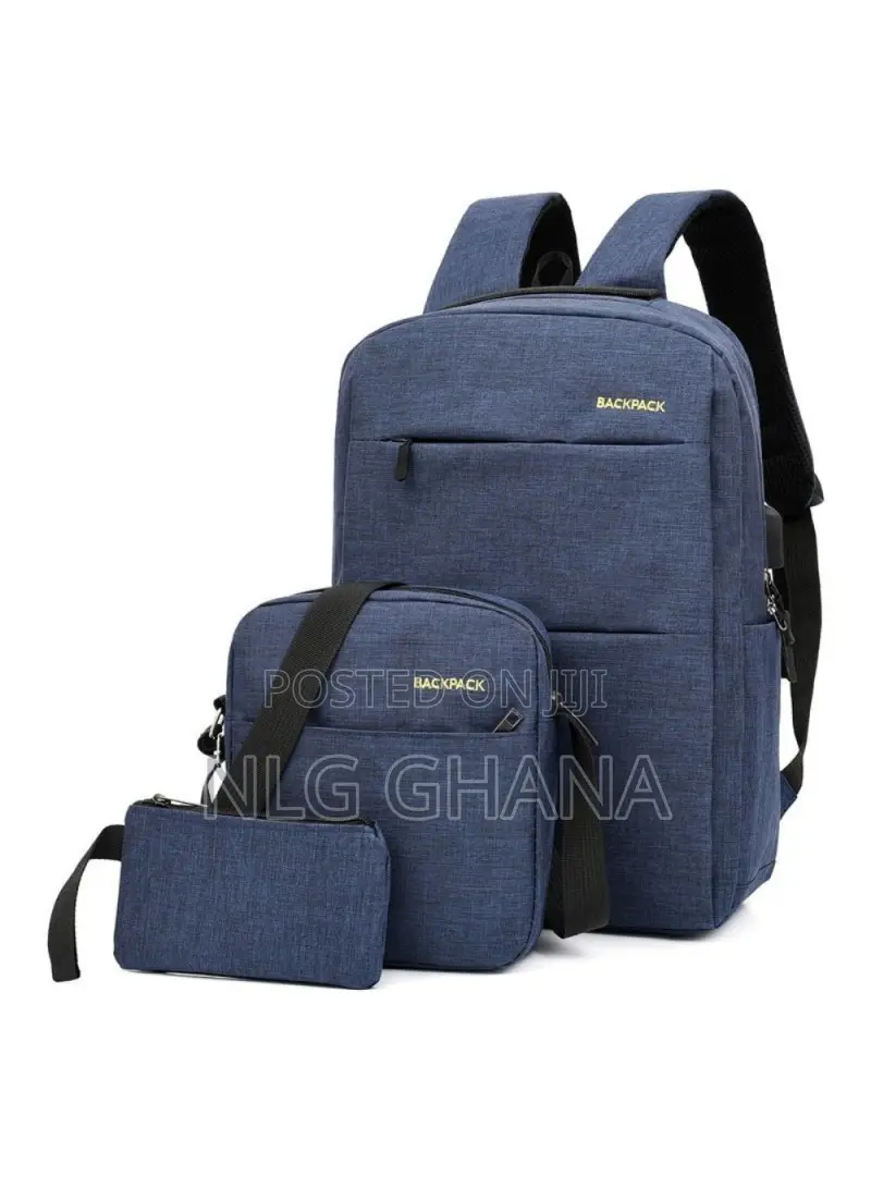 Backpack Usb Charging Oxford Cloth Shoulders Bag.