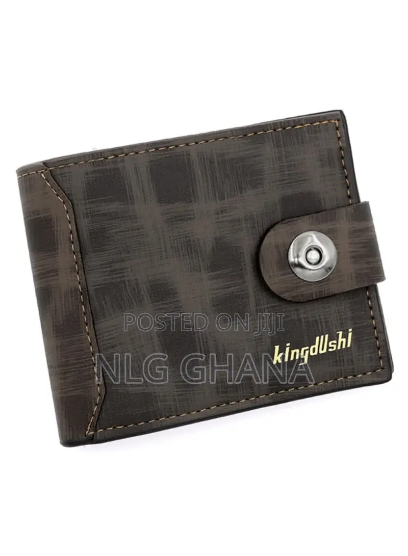 Stylish Pu Leather Men Bi-Fold Short Wallet. Tvx27552