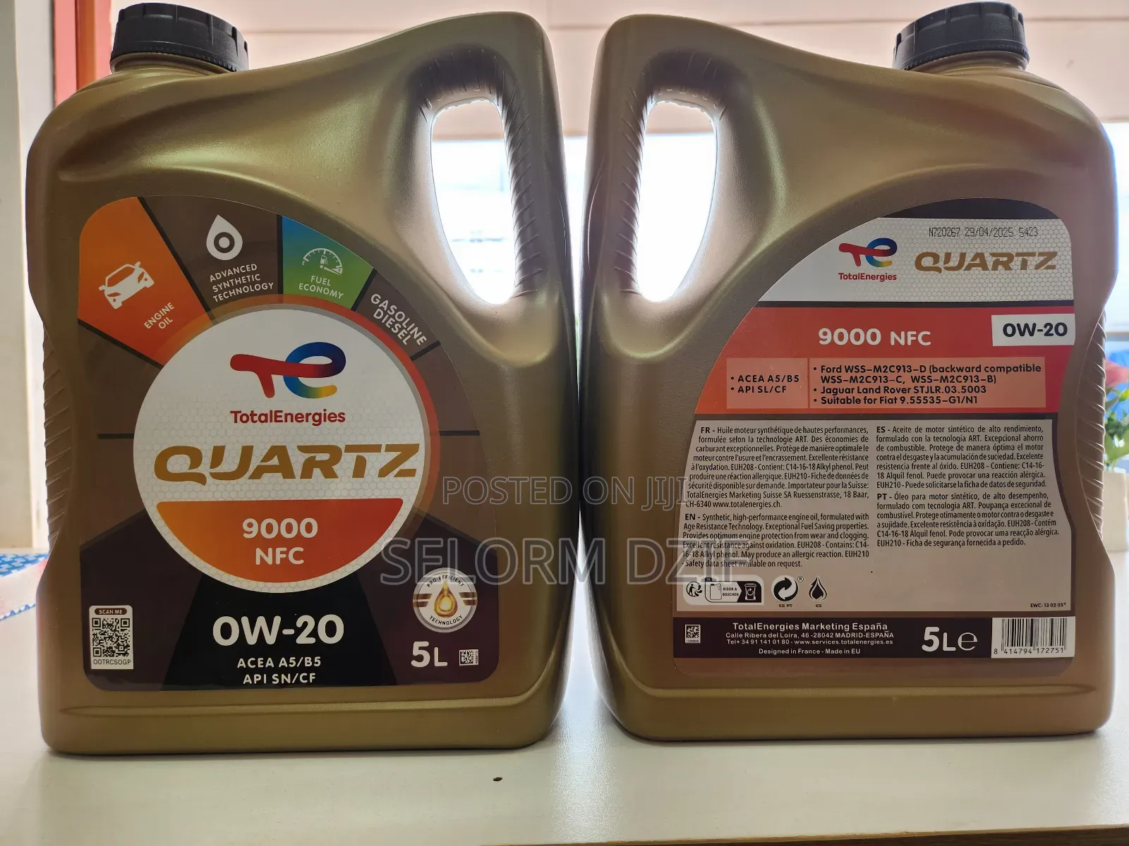 Total Energies Quartz 9000 NFC (0w-20)