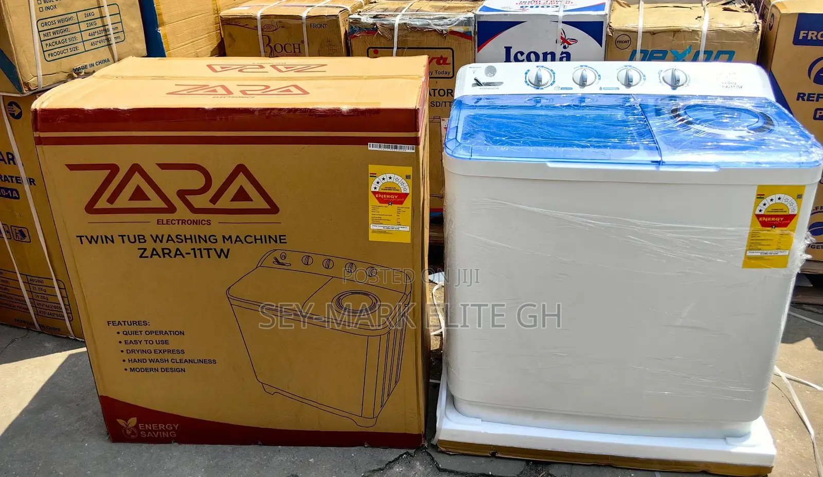 11kg Zara Twin Tub Washing Machine