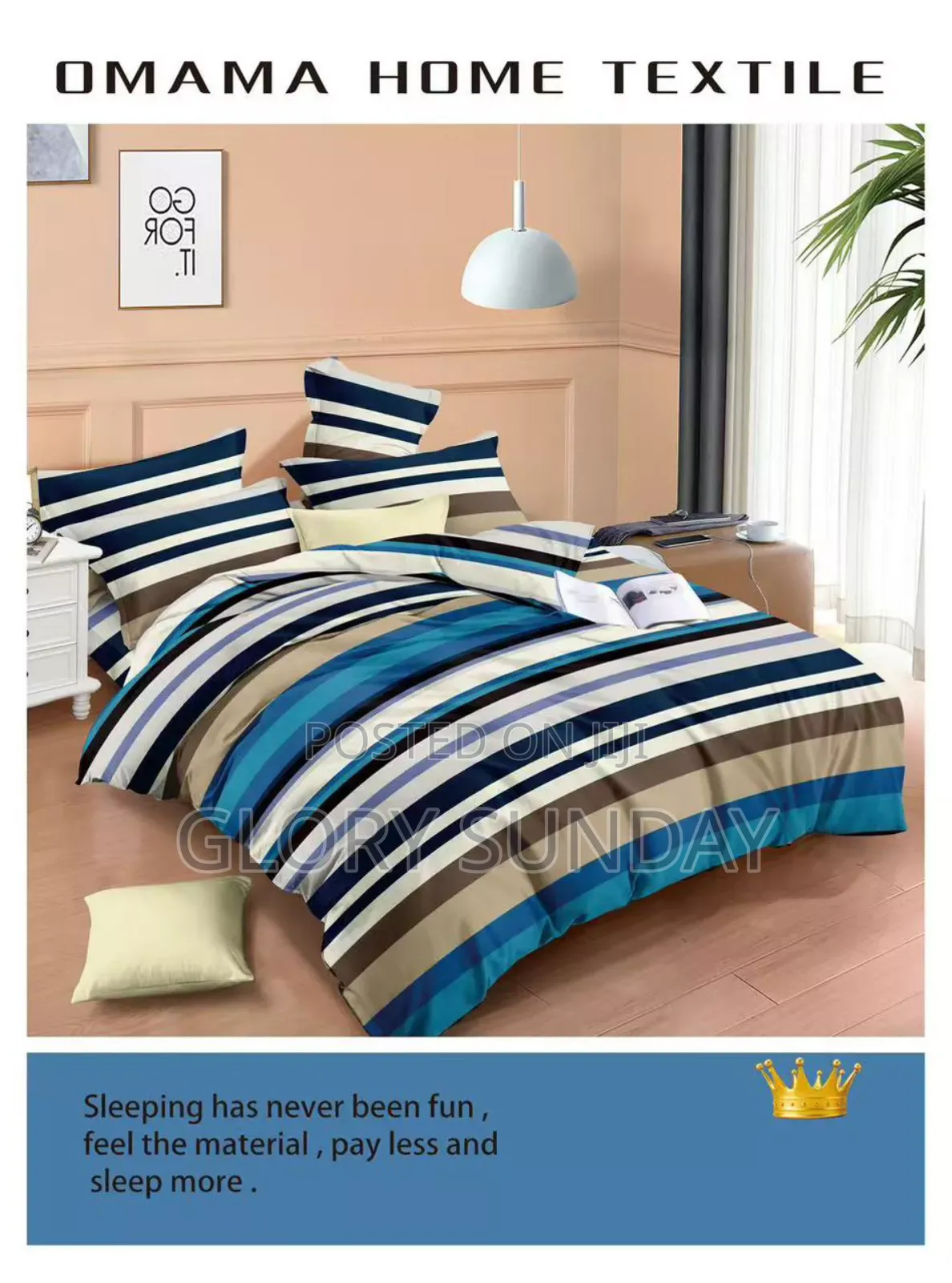High Quality Cotton Made Bedsheets Available.