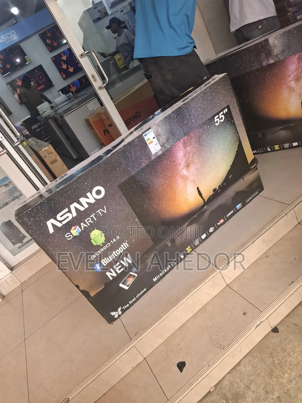 55 Inches Asano Smart Android Tv Uhd Brand New Available
