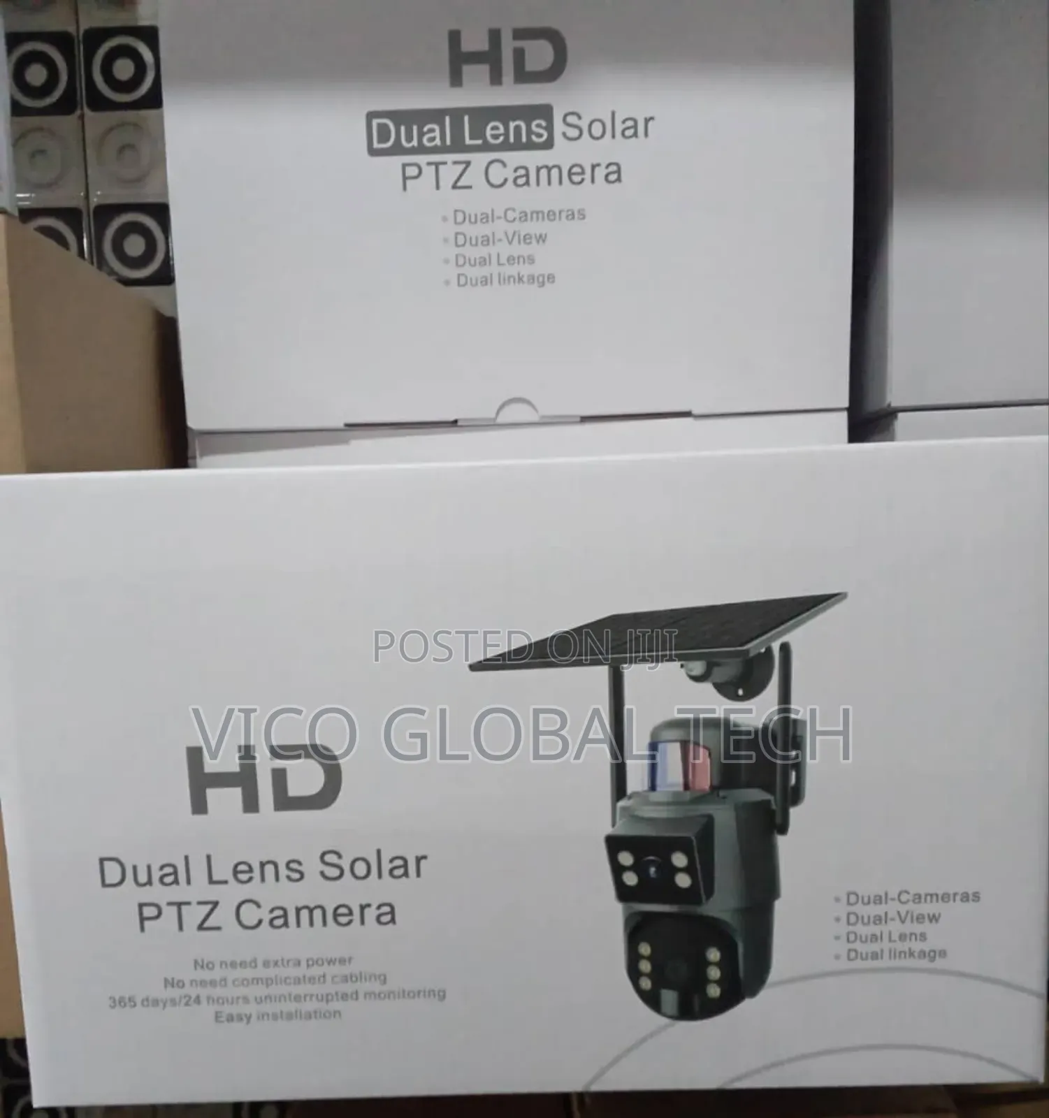 Hd Dual Lens Solar PTZ Camera.