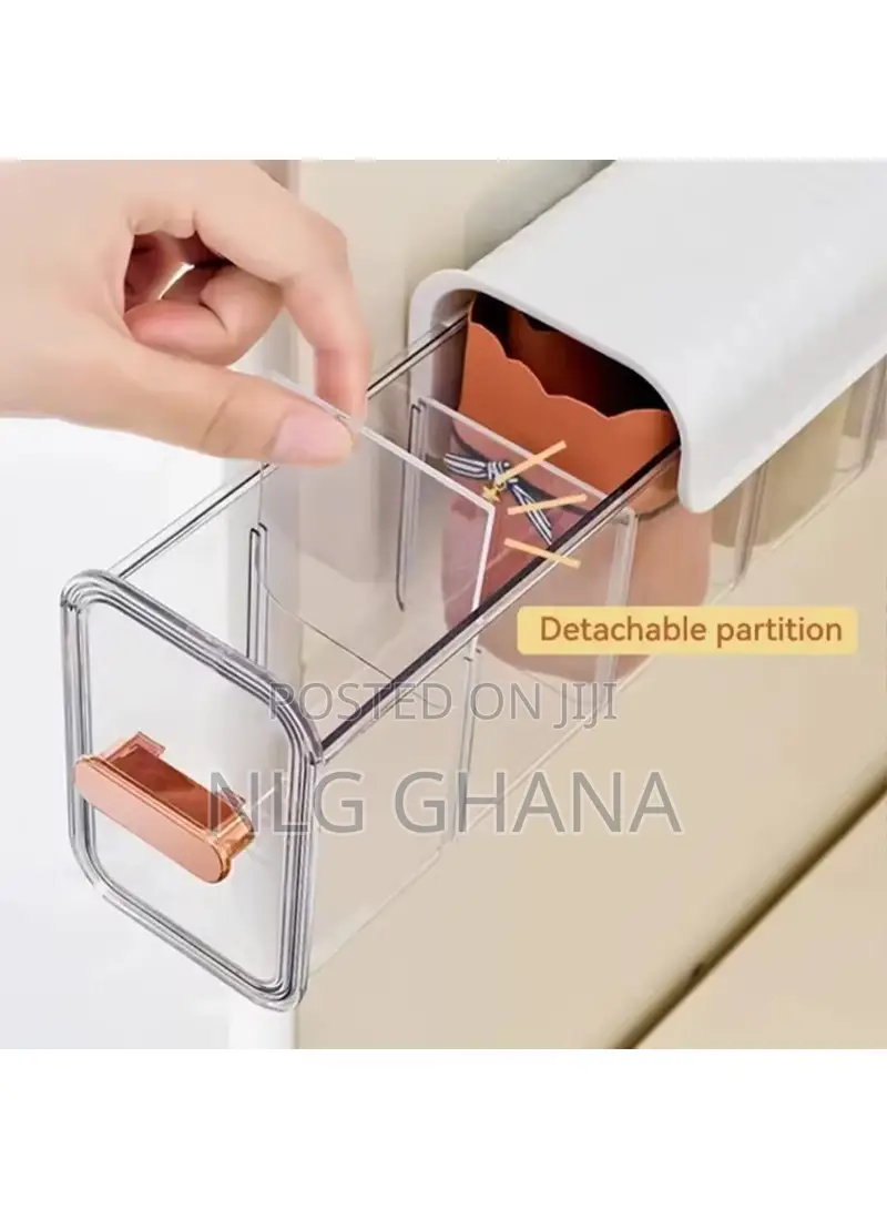 Wall Mounted Transparent Punch-Free Storage Box. Ghx4908