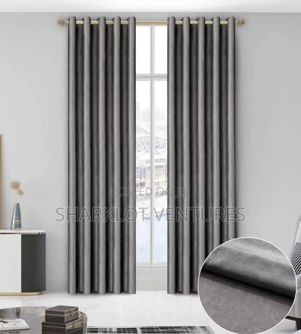 Plain Sunblock Curtains