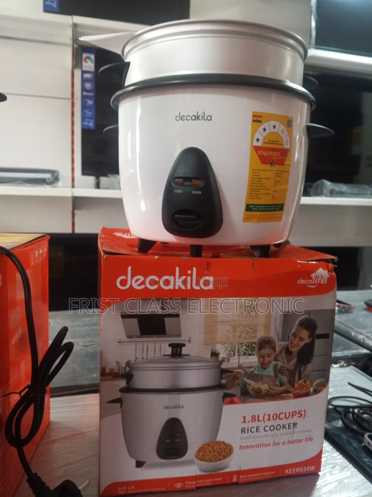 Decakila Rice Cooker Is Suitable for 4to 5 Persons to Use
