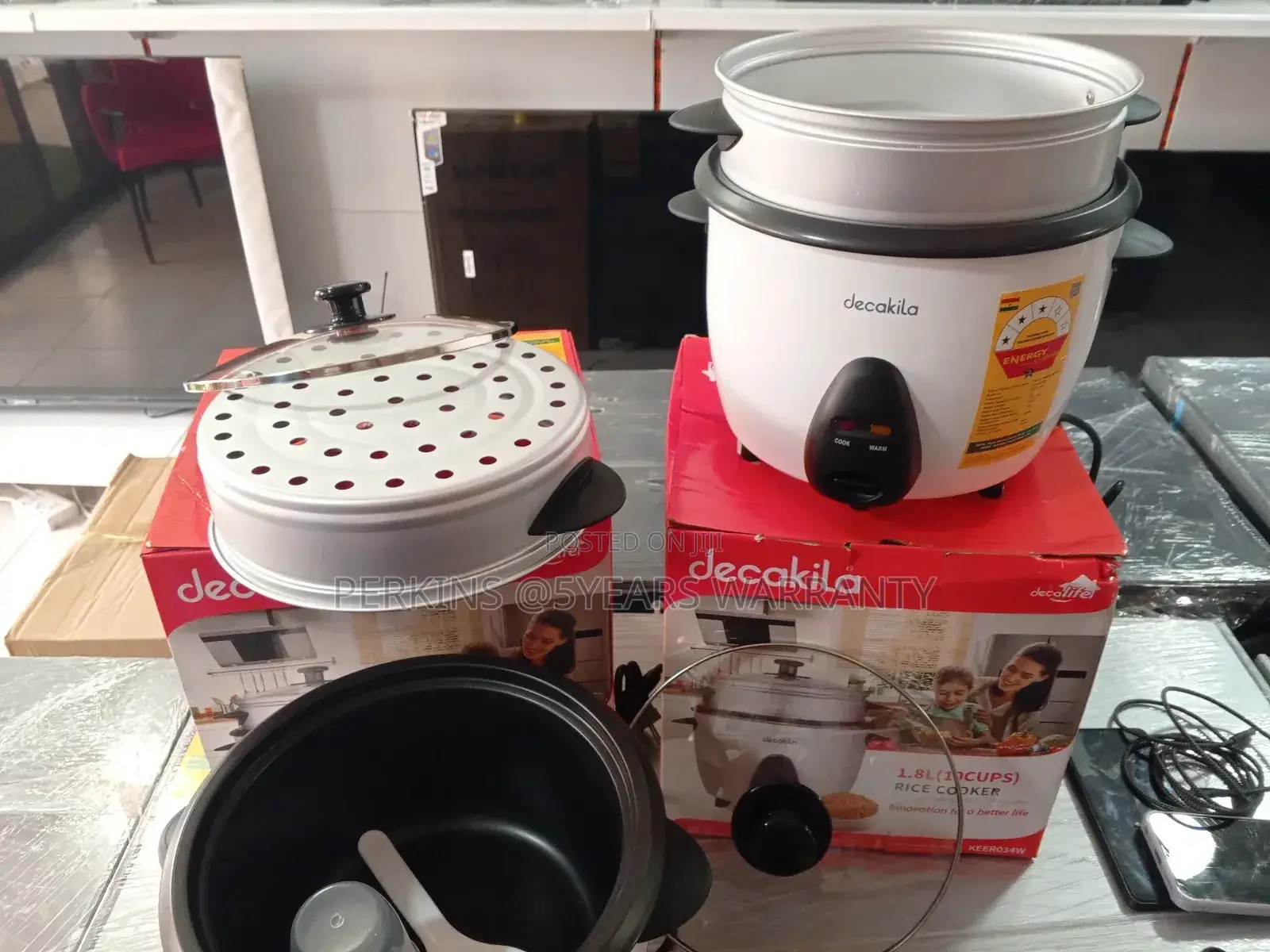 1.8l Decakila Non-Stick Rice Cooker